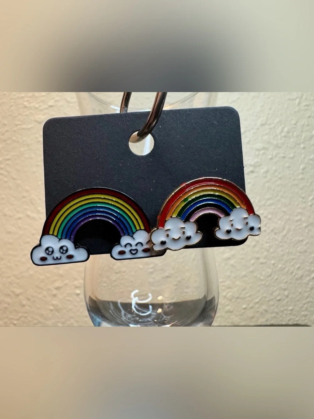 Cute Rainbow Cloud Kids Earrings - Multicolor